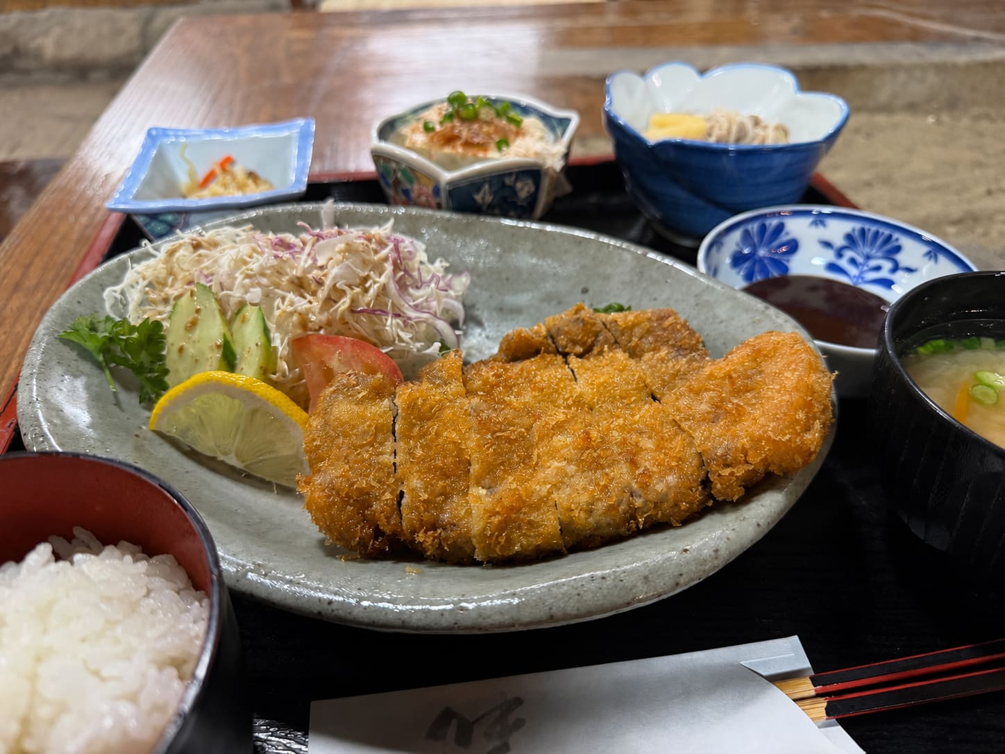 黒豚とんかつ定食